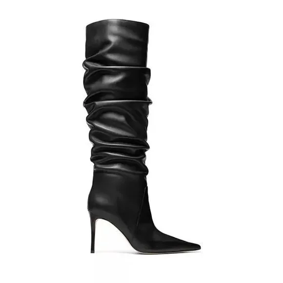 MICHAEL MICHAEL KORS Women's Dawn Slouch Boots in Black US 8 $295 - Picture 2 of 10